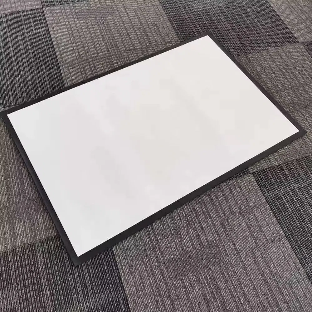 Wholesale Sublimation Blank Plain White Nitrile Rubber Blank Floor Mat