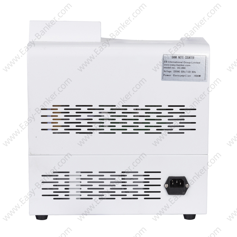 VC-860 Banknotes counter display turn 2-5 means 100 notes in 2.5 seconds