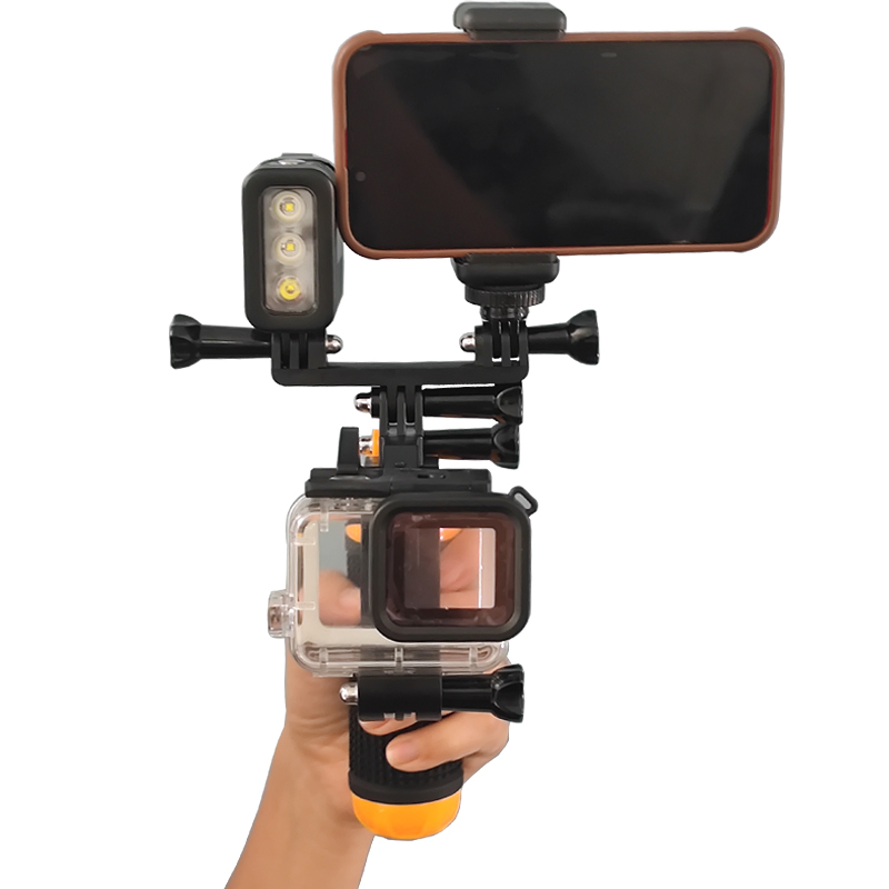 Waterproof Diving Fill Light Set for Gopro Floating Rod/Holder Action Camera Accessories
