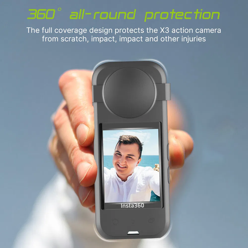 Silicon Protect Case for Insta 360 X3 Camera Protective Accessories