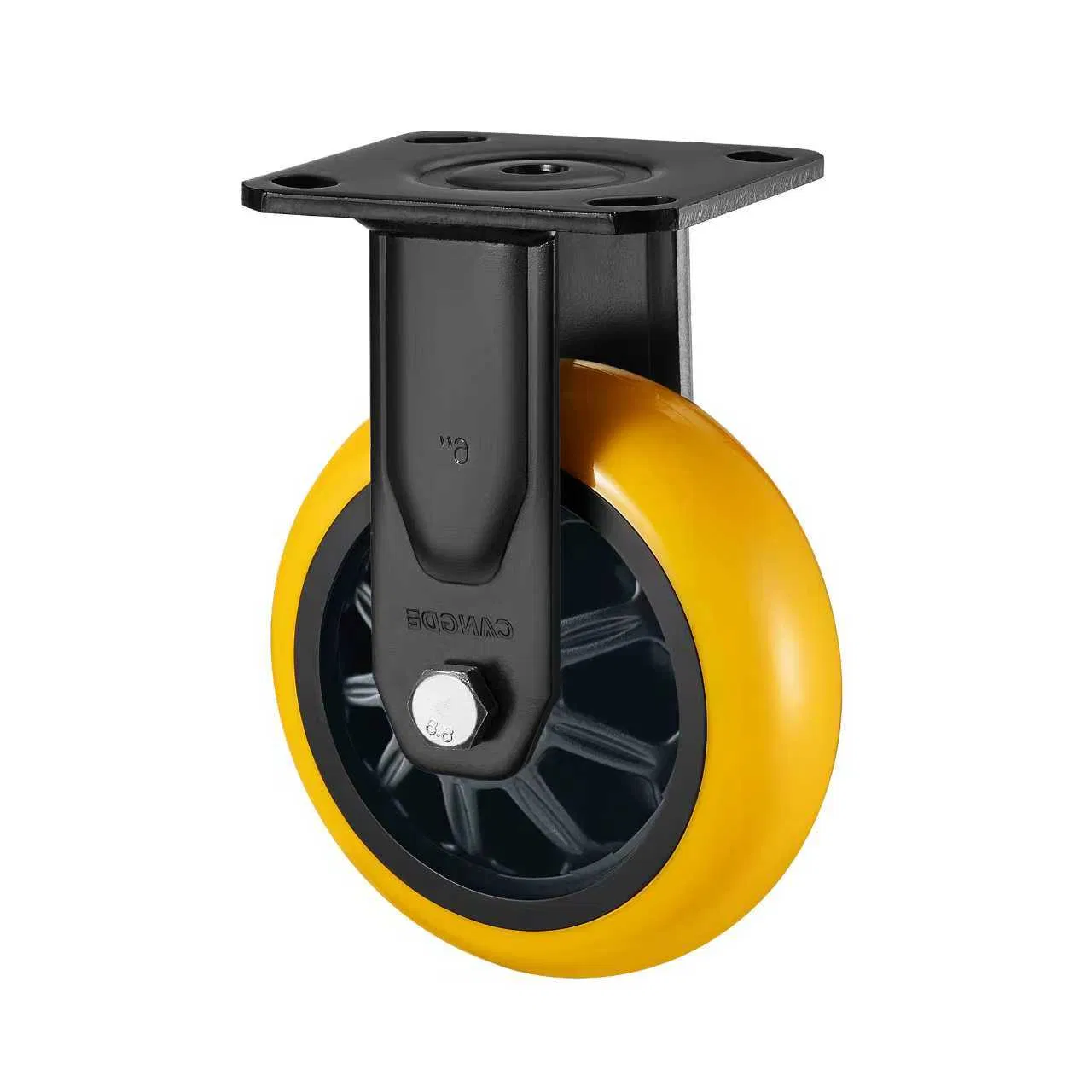 Industrial Polyurethane Casters 100-200mm Diameter 50mm Wheel Width Silent & Durable