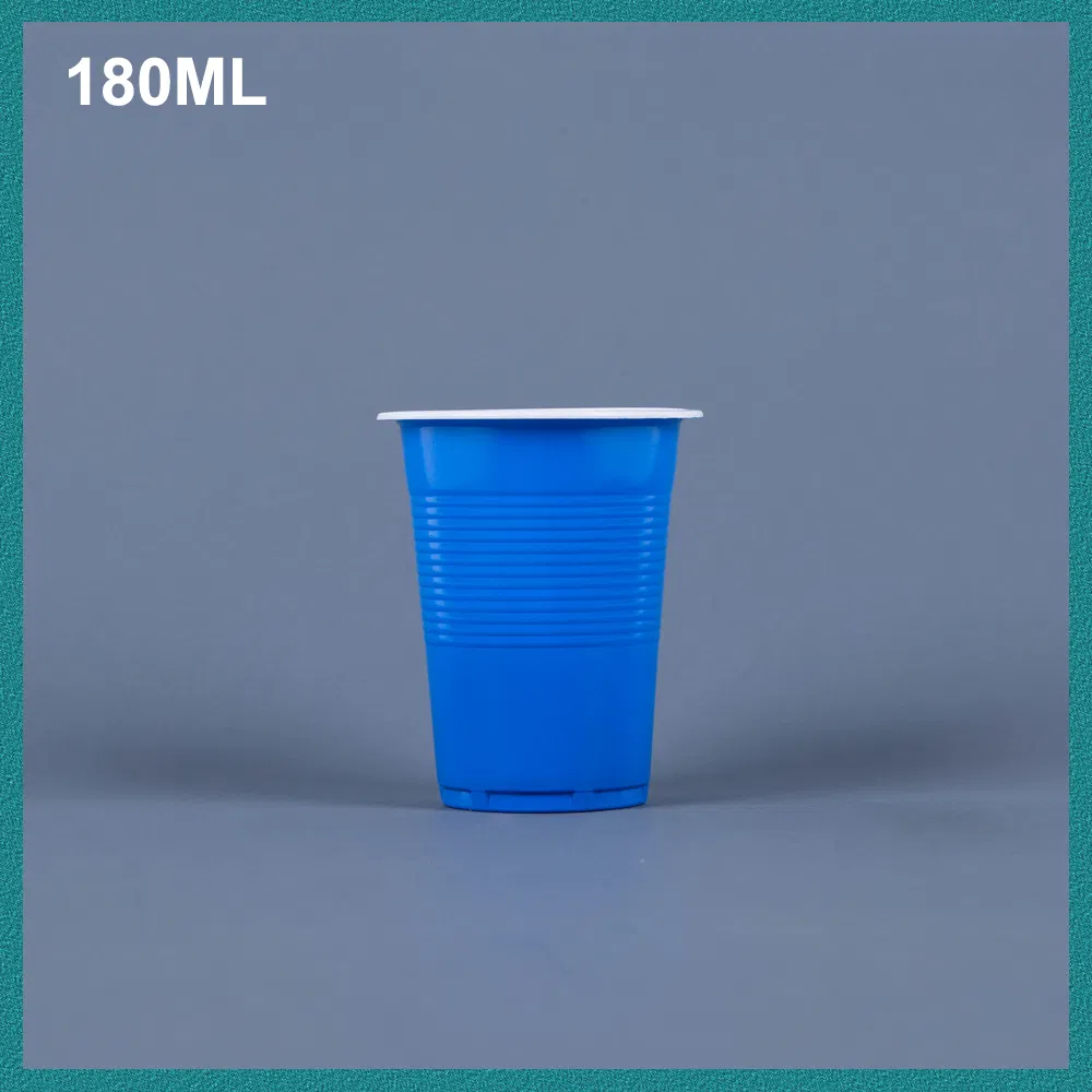 Одноразовые пластиковые стаканы 11oz с крышкой и соломинкой