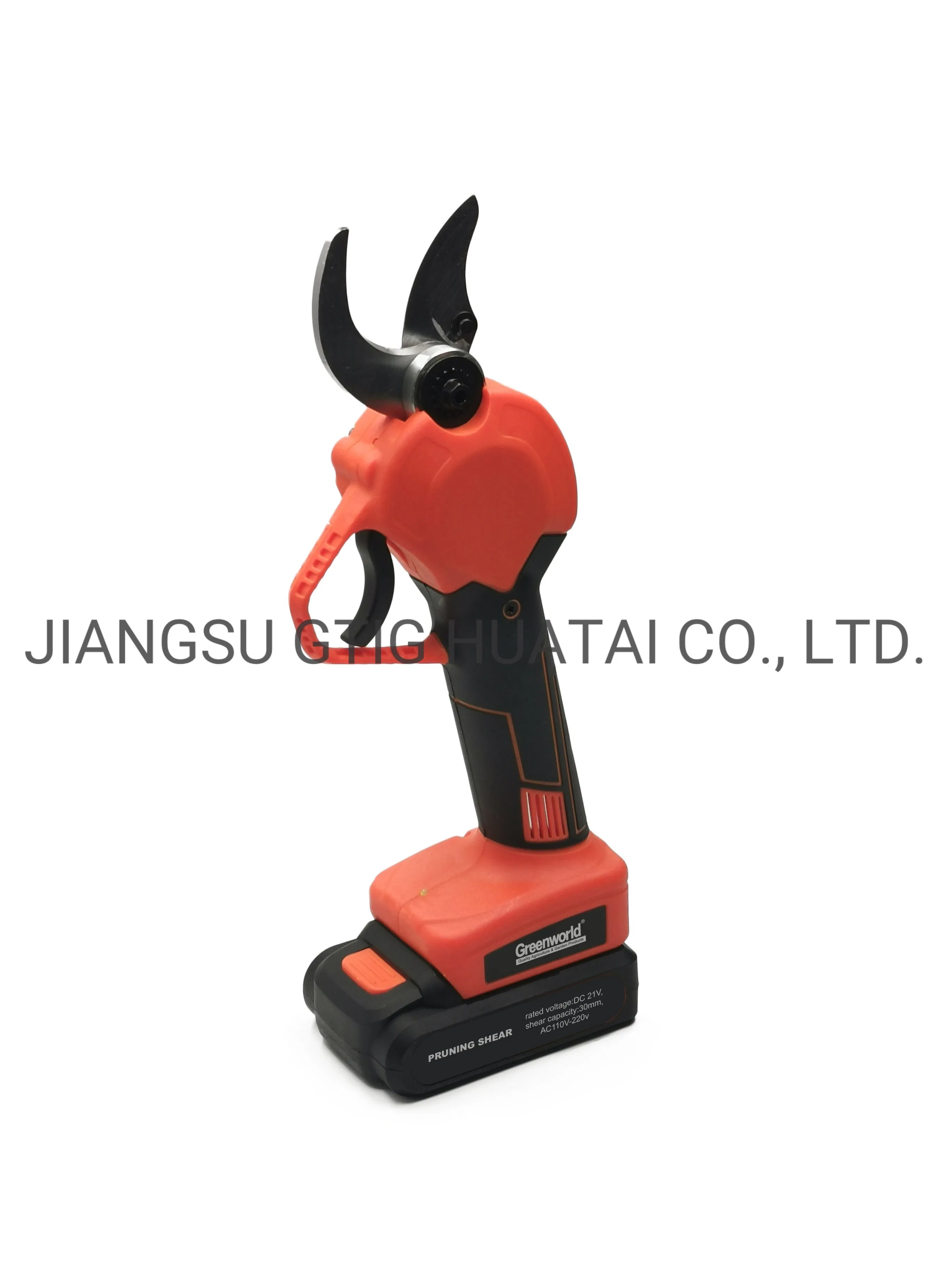 Электрический секатор Greenworld 30мм, встроенный аккумулятор