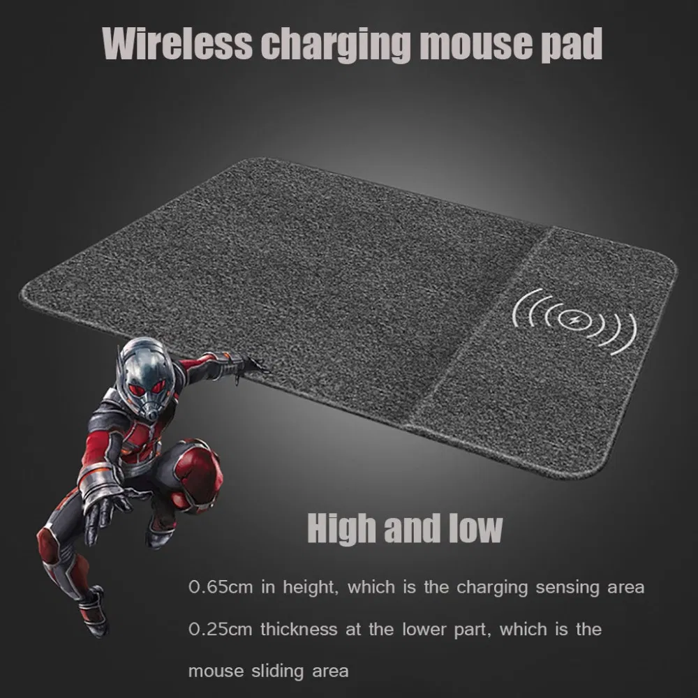 Qi Phone Power Bank Fast Mousepad Wireless Charger