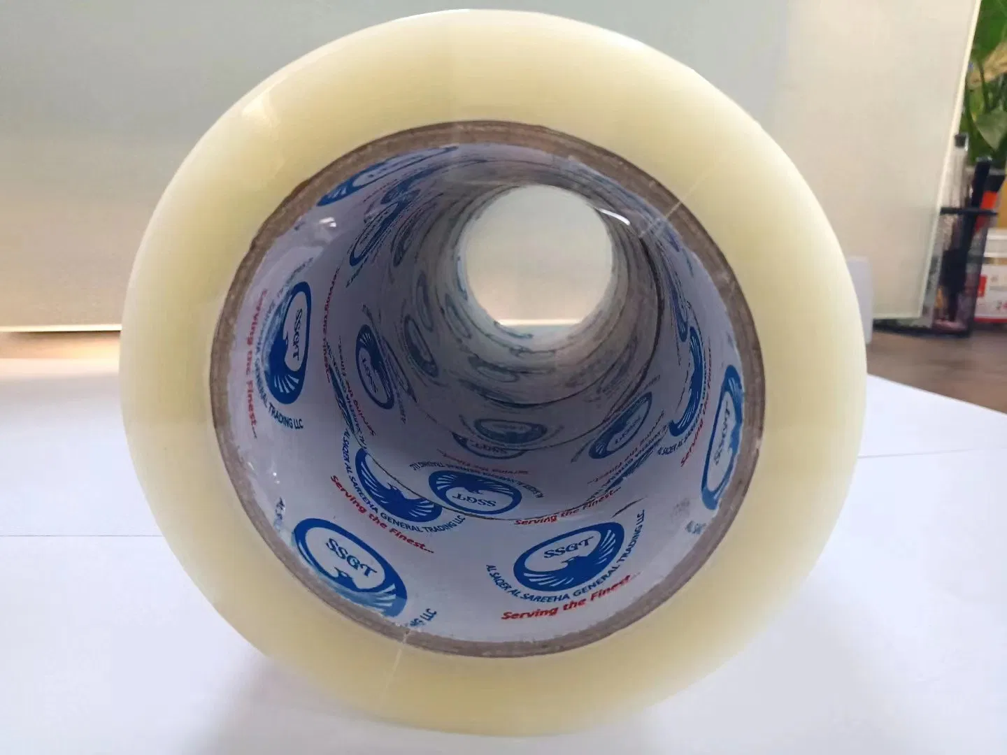 Transparent and Color BOPP Tape Jumbo Roll for Packing