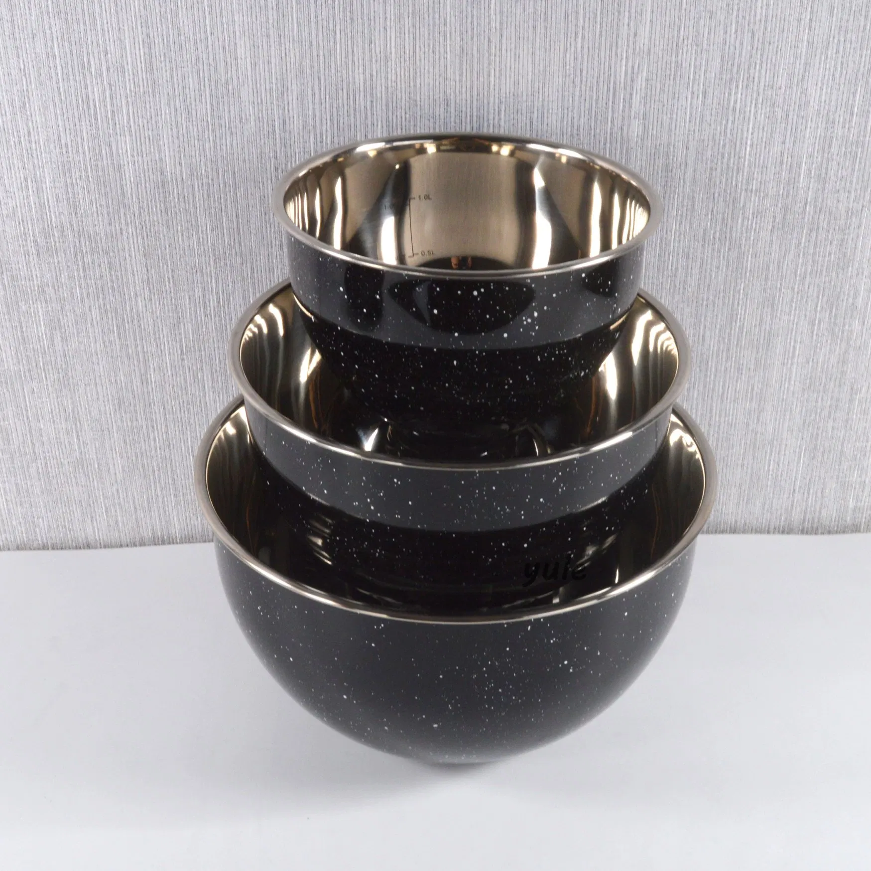 High Quality Stainless Steel Salad Mixing Bowl Sets with PE Lid