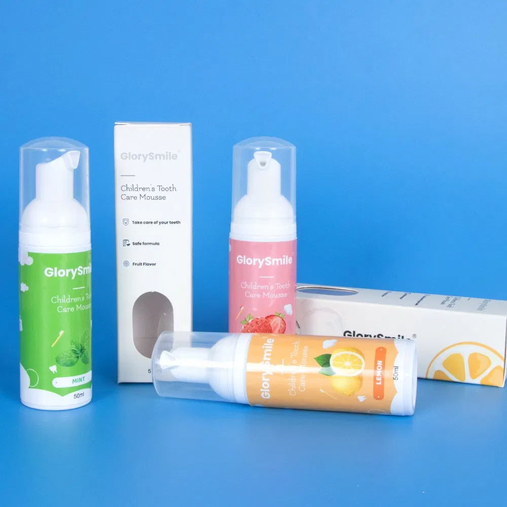 Hot Selling Professional Whitening Teeth Mousse Oral Cleaning Private Label Kids Children Foam Toothpaste