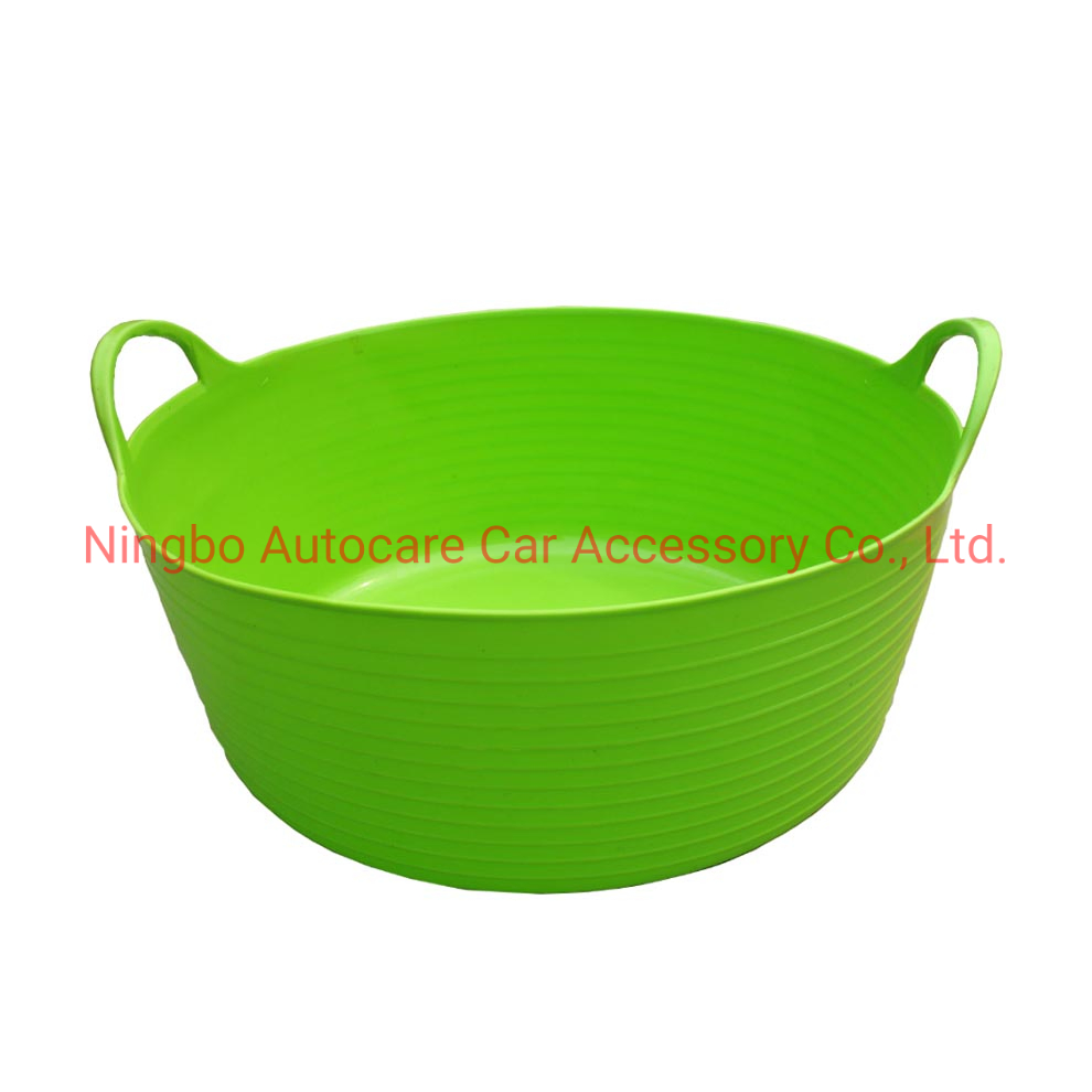 Flexible Bucket Garden Bucket Multiple Function Bucket with Handle Laundry Bucket Flexible Soft Bucket