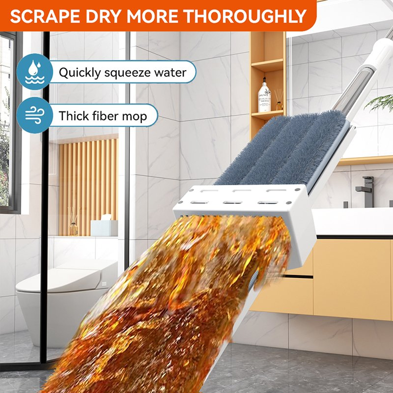 Quickdry Microfiber Mop with Stainless Steel Extendable Handle