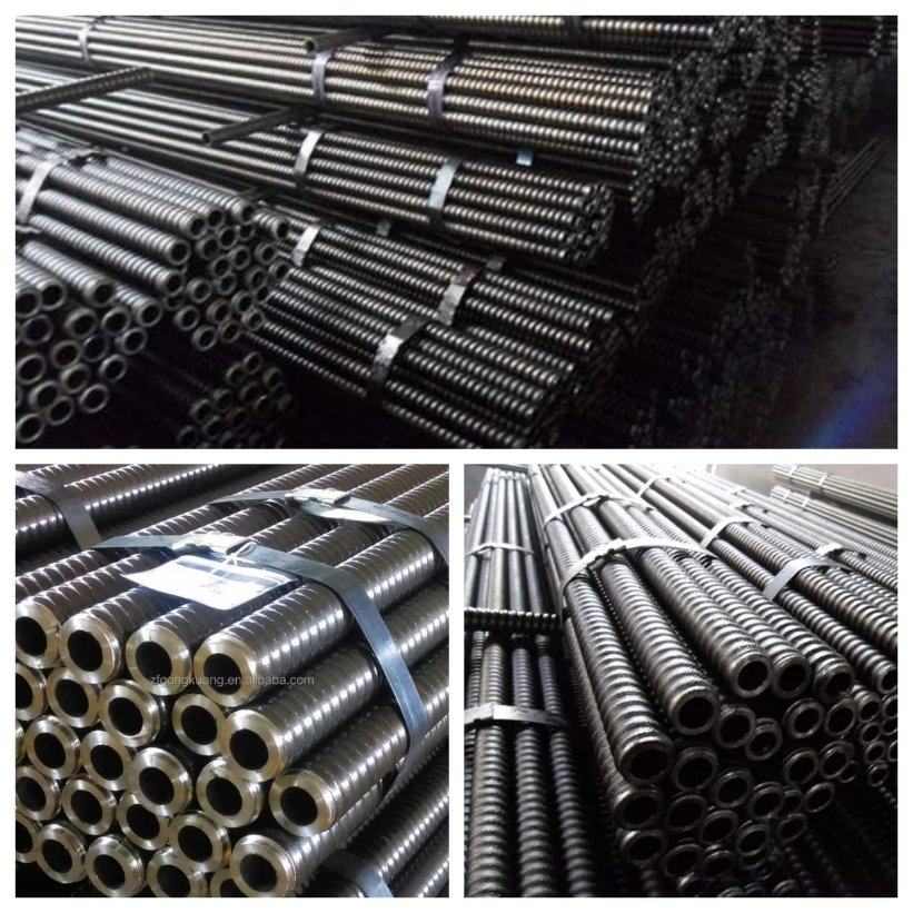 Sda Rock Bolt T76 T30 T40 T52 T73 T103 for Micro Pile Full Threaded Hollow Anchor Steel Bar