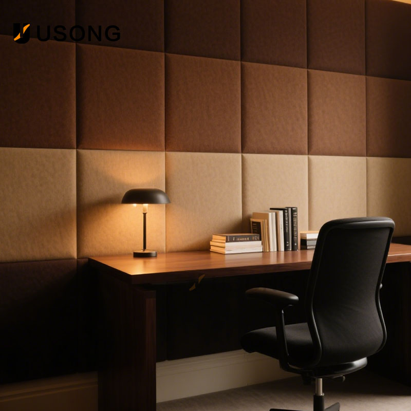 Tailored Acoustic Fabric Panels Featuring Custom Coffee Wall Designs