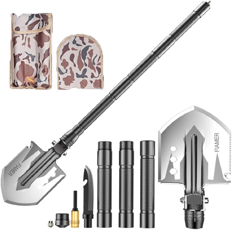 Multi-Purpose Camping Shovel Garden Dig Hole Gardening Tools Ci13317