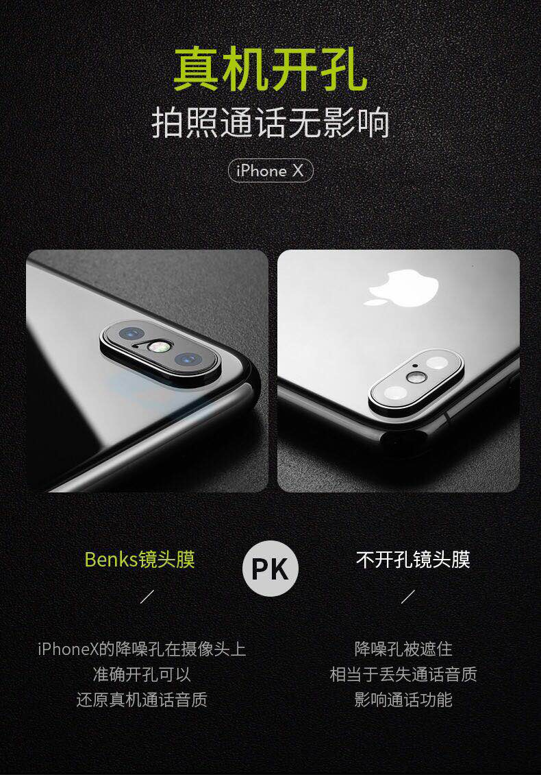 Защитное стекло 0.2 мм для iPhone X