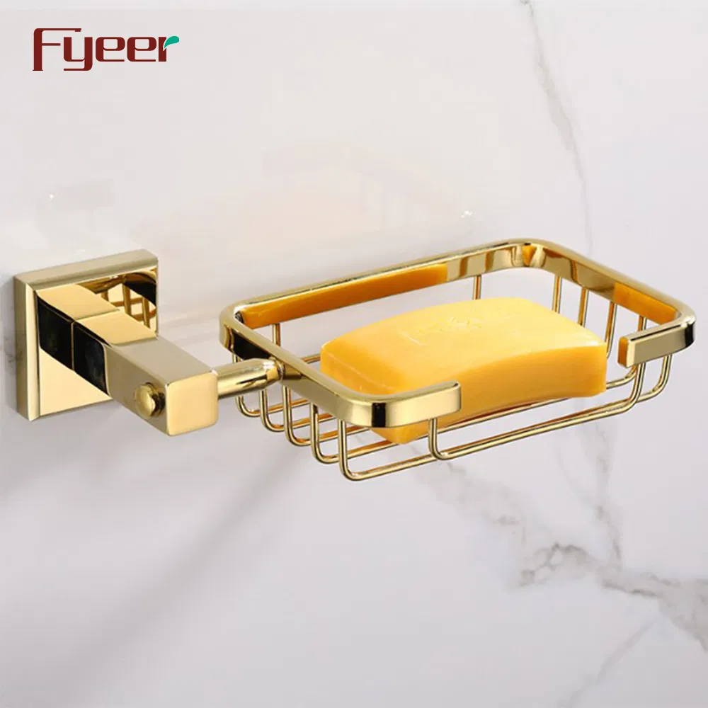 Мыльница Fyeer Golden Brass, настенная
