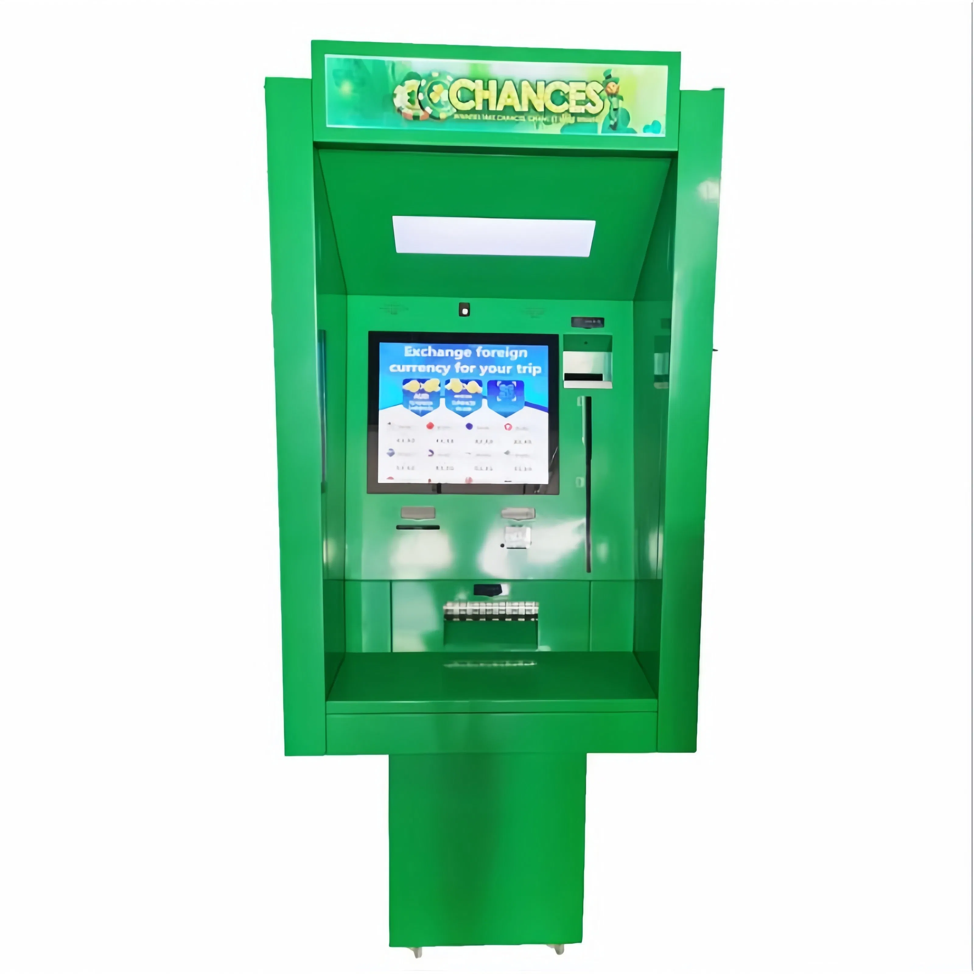 Currency Exchange Kiosk ATM Machine Coin Bill Acceptor Cryptocurrency Exchange Machine