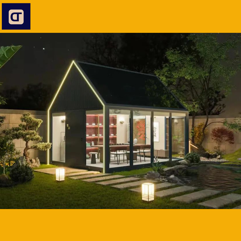 Integrated Housing with Solar Tiny House Backyard Home Prefabricated House