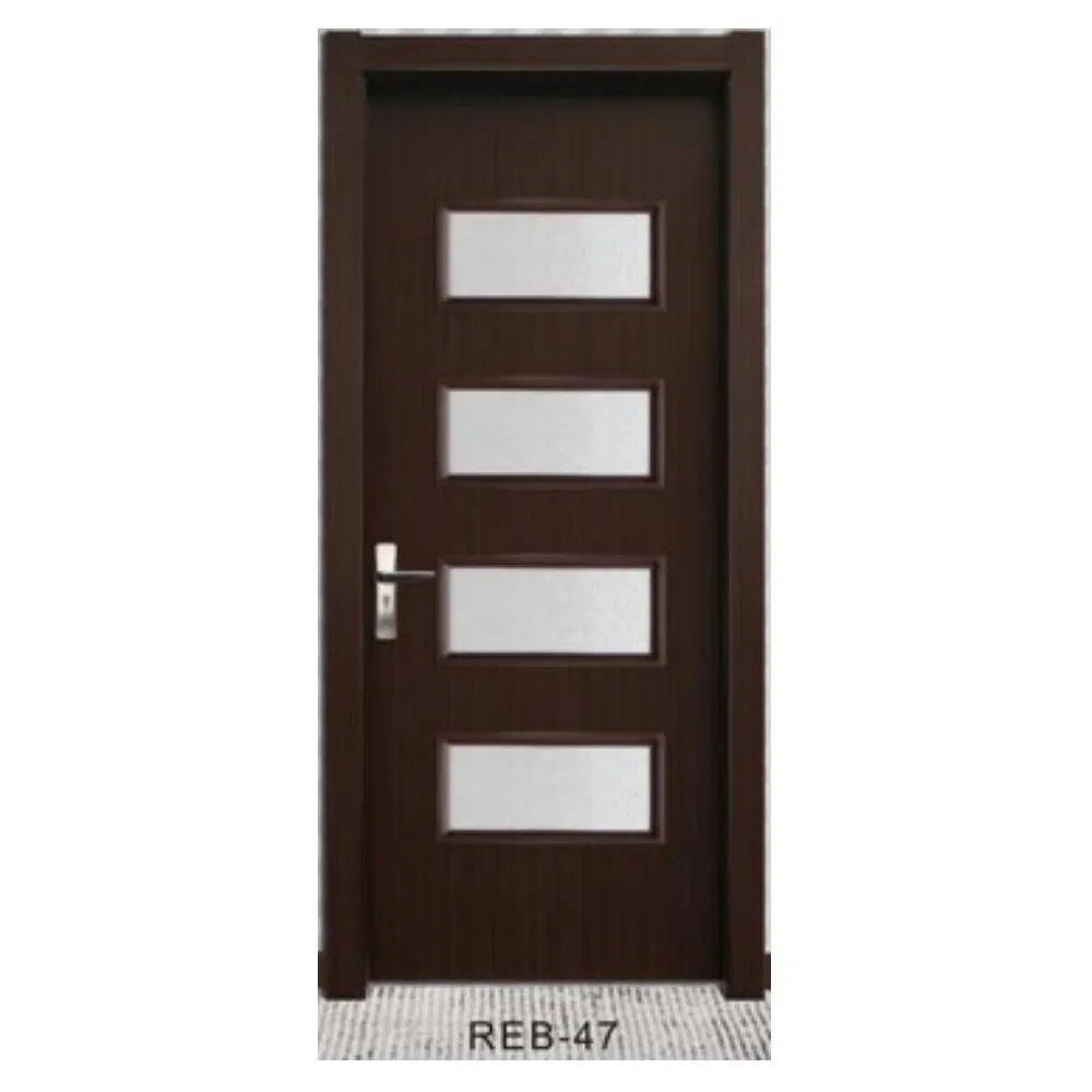 Waterproof Mildew Proof Soundproof WPC Glass Door for Bathroom