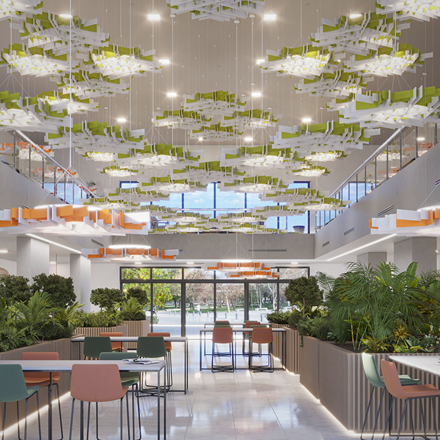 9mm 100% Recycle Pet Acoustic Panels Soundproof Material Polyester Felt Acoustic ceiling Panels