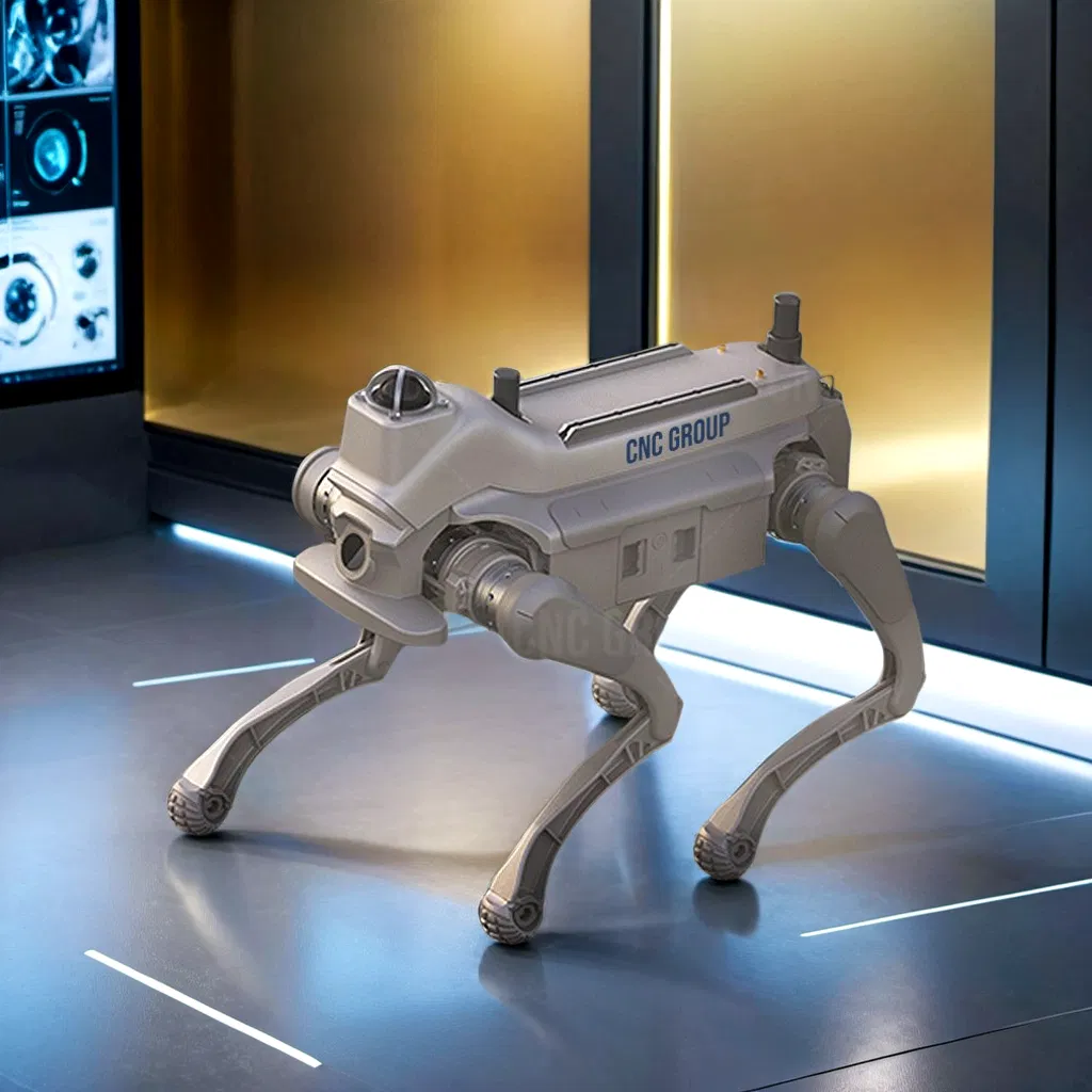 Stock Appearance 4-Legged Design Artificial Intelligence Walking Humanoid Quadruped Robot Dog