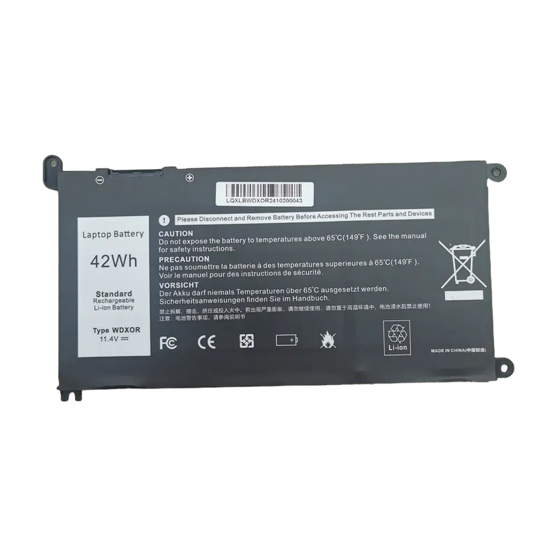 Replacement DELL Latitude 3480 3580 3189 3379 Inspiron 15 5565 5567 5568 5578 5579 7560 7570 7573 7579 7580 7569 5368 5378 5379 Wdxor Laptop Battery