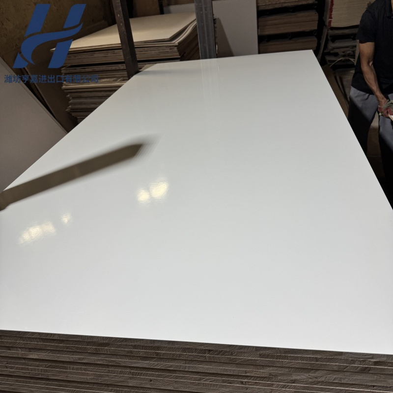 Hengjia High Quality 1220*2440mm Furniture Grade White Melamine Faced Block Board Laminated Wood Boards Blockboards