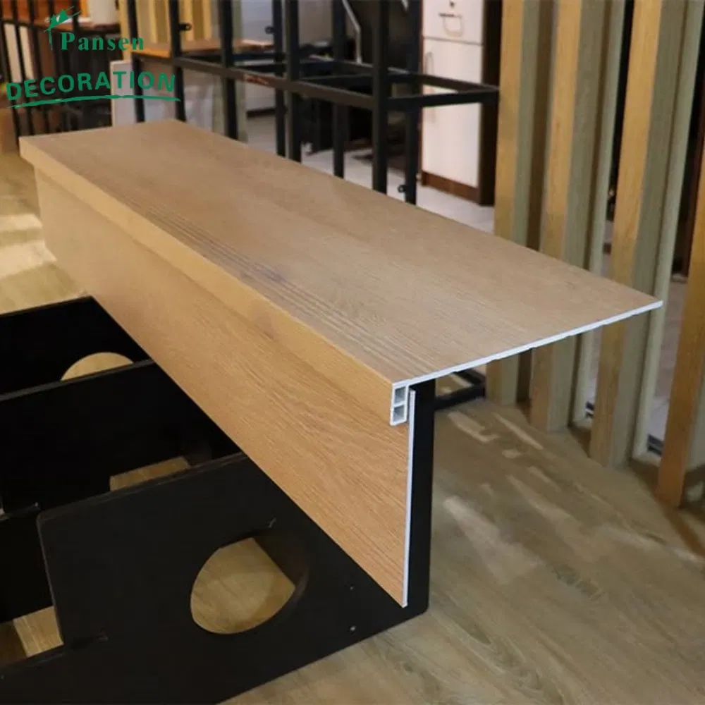 High Quality Zhejiang Waterproof Spc Stair Edging PVC Board Skirting Tiles