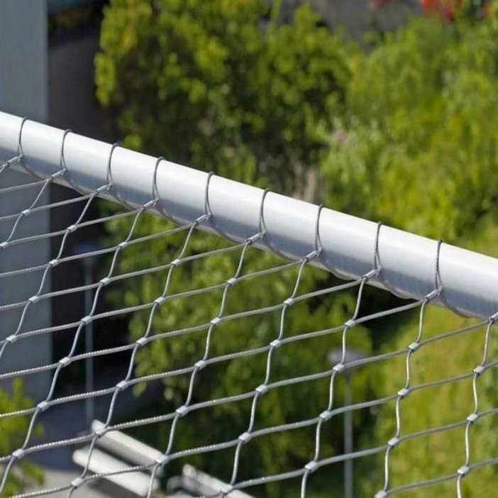 Balcony Metal Woven Trellis Net Garden Flexible Stainless Steel Rope Mesh