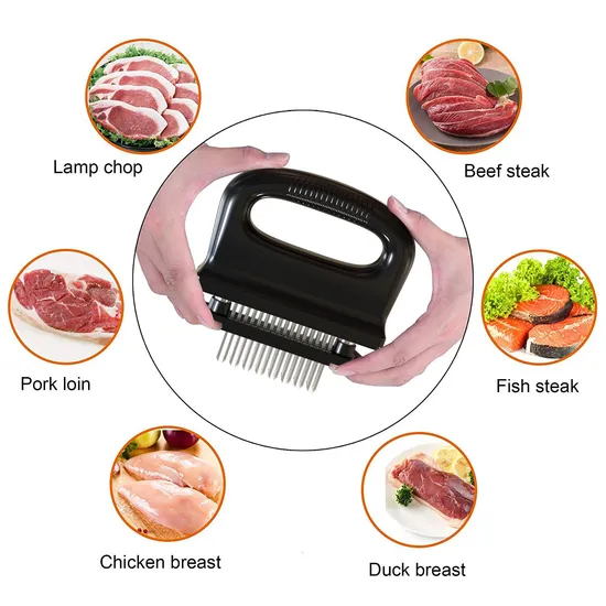 Tenderizing Stainless Steel Needle Blades Kitchen Cooking Tool Best for Durable Cooking Kitchen Accessories W15_7