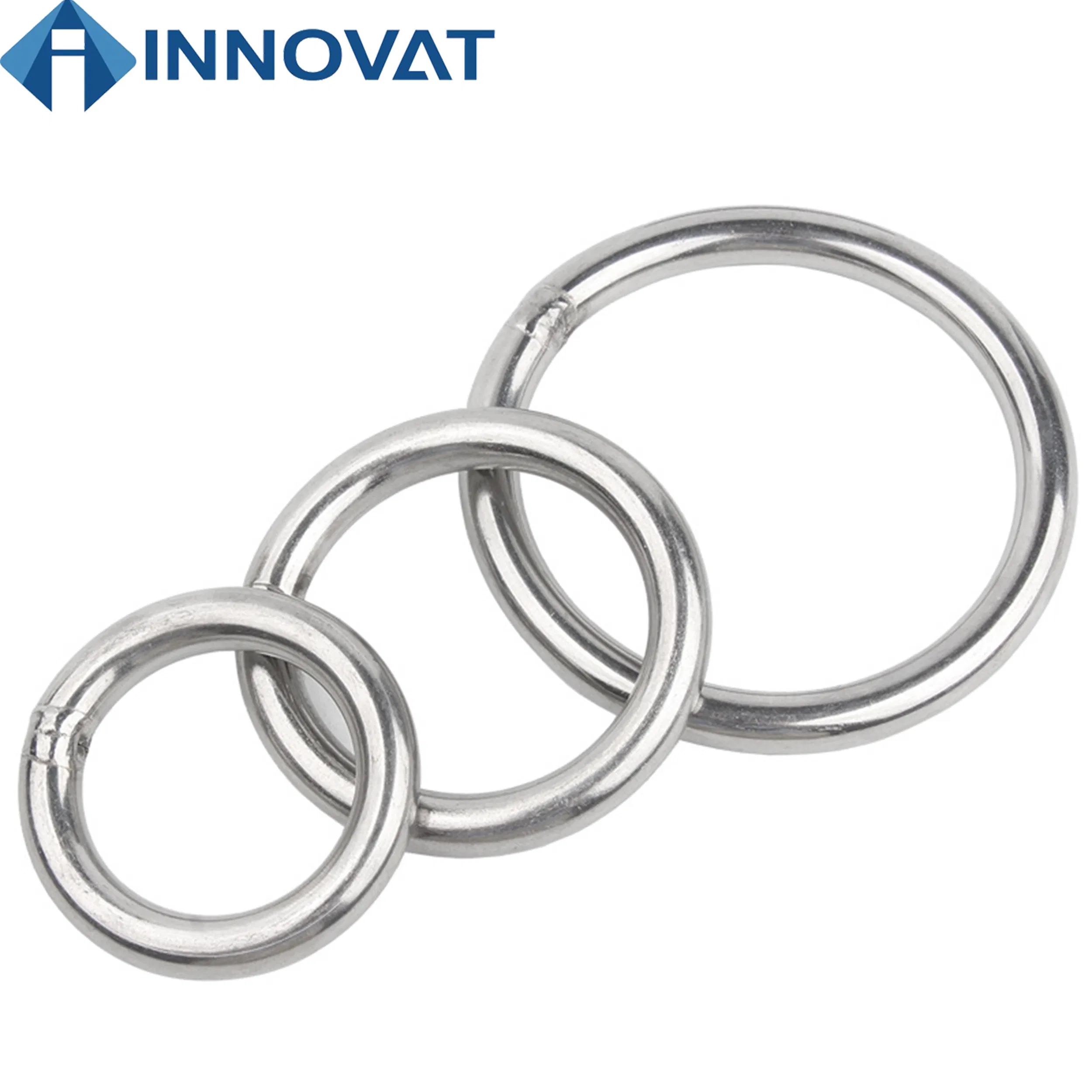 Insulation Accessories Inventory 3X30mm Round Sharp Stainless Steel Weld O Lacing Ring