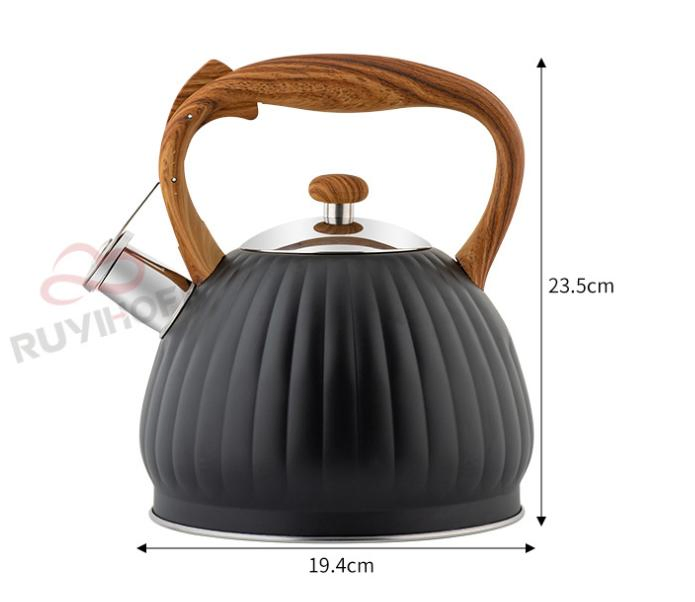 Modern Whistling Kettle Surgical Stainless Steel Teakettle Tea Pots Stove-Top Tea Kettle