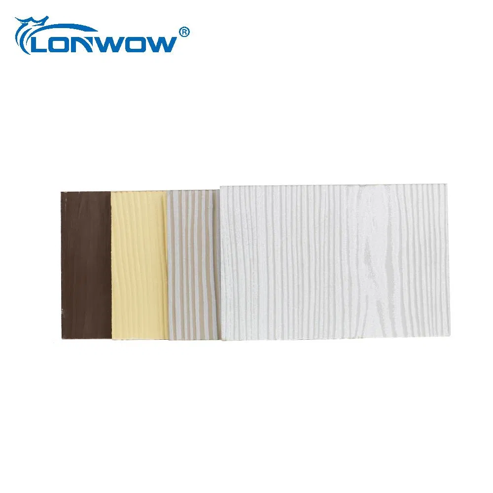 Wood Grain Fiber Cement Board Decorative Wall Siding