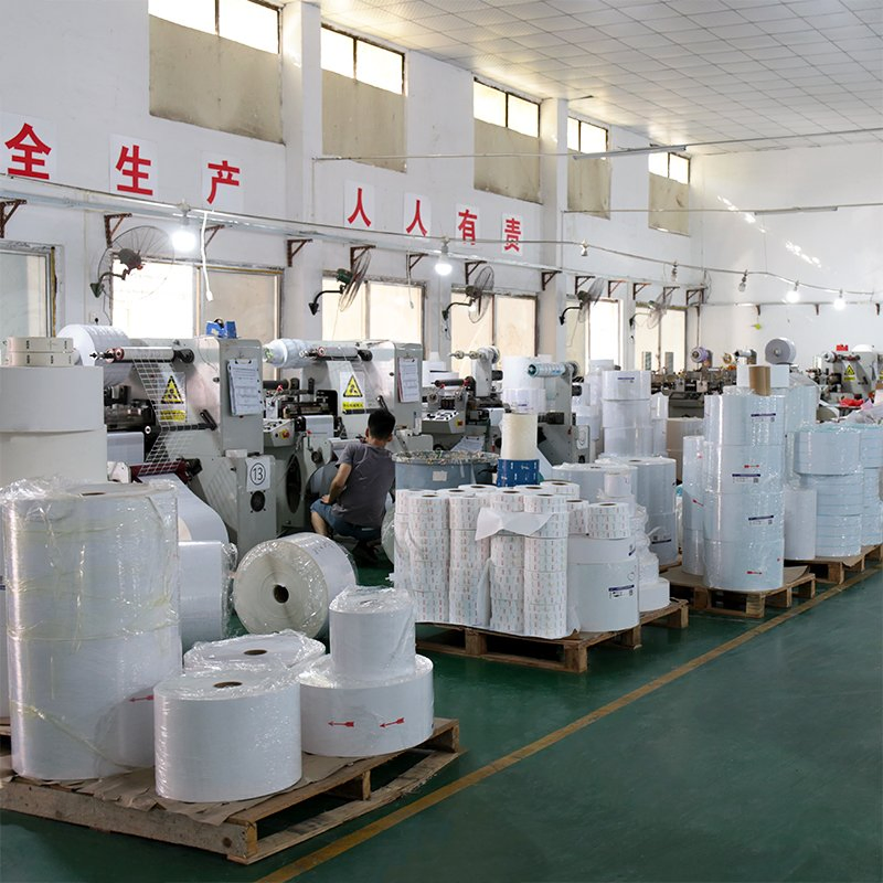 Coated Jumbo Roll Self-Adhesive Label Material Luggage Tag Storage Label Identification Strip