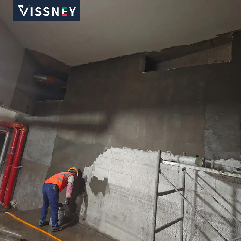 Vissney High Strength Anti Crack Mortar for Rapid Repair of Structural Cracks in Building Facades