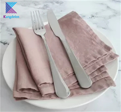 100% Polyester Anti-Fouling Hotel Dining Restaurant Linen Napkins Printed Table Cloth