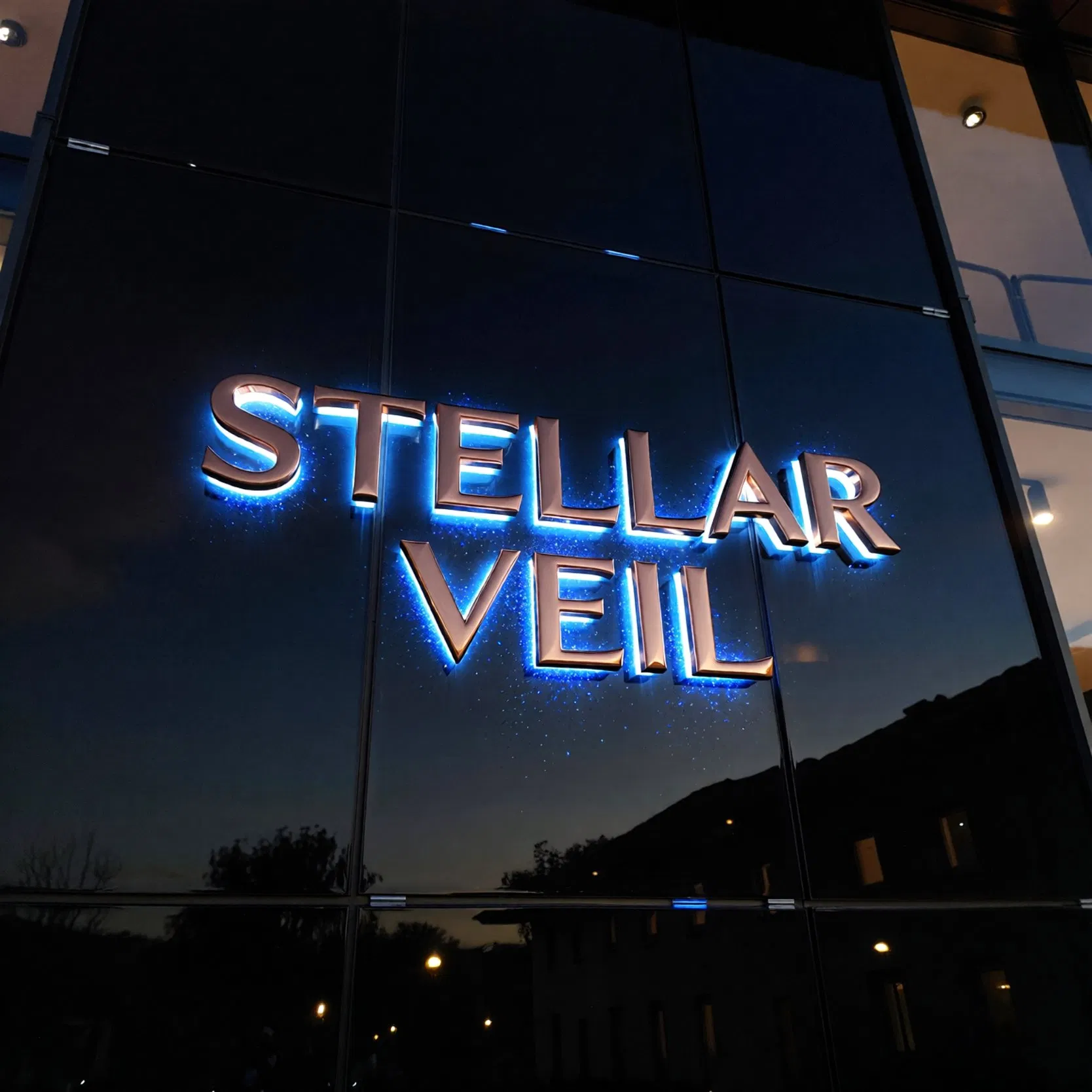 Custom Backlit Business Logo 3D Acrylic LED Letter Acrylic LED Illuminated Sign