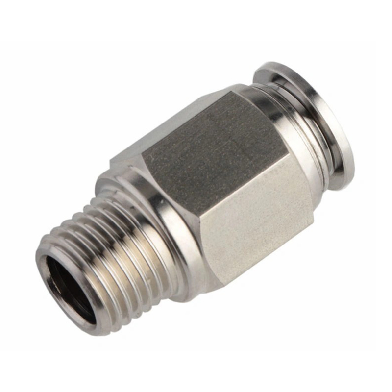 Pneumatic Male Straight Sspc4-01 Stainless Steel 316L AISI Inox Fittings
