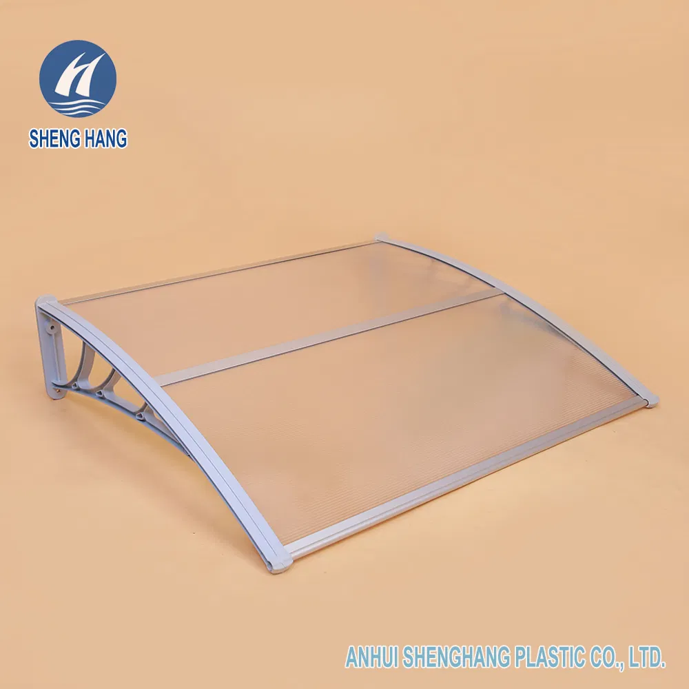China Factory Wholesale Plastic Window Awnings OEM Polycarbonate Door Canopies
