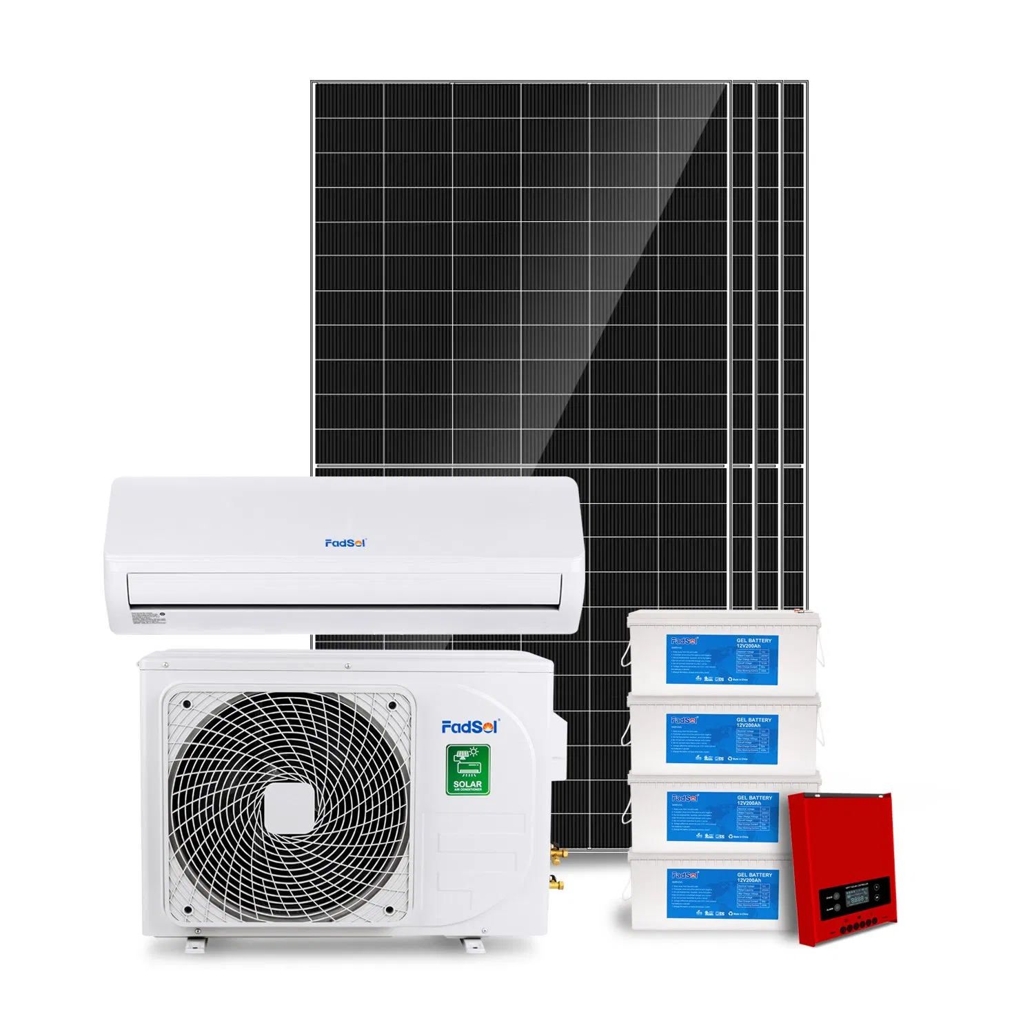Solar Air Conditioner DC Air Conditioning 9000-18000 BTU off-Grid Solar Panel off Grid Manufacturer Inverter