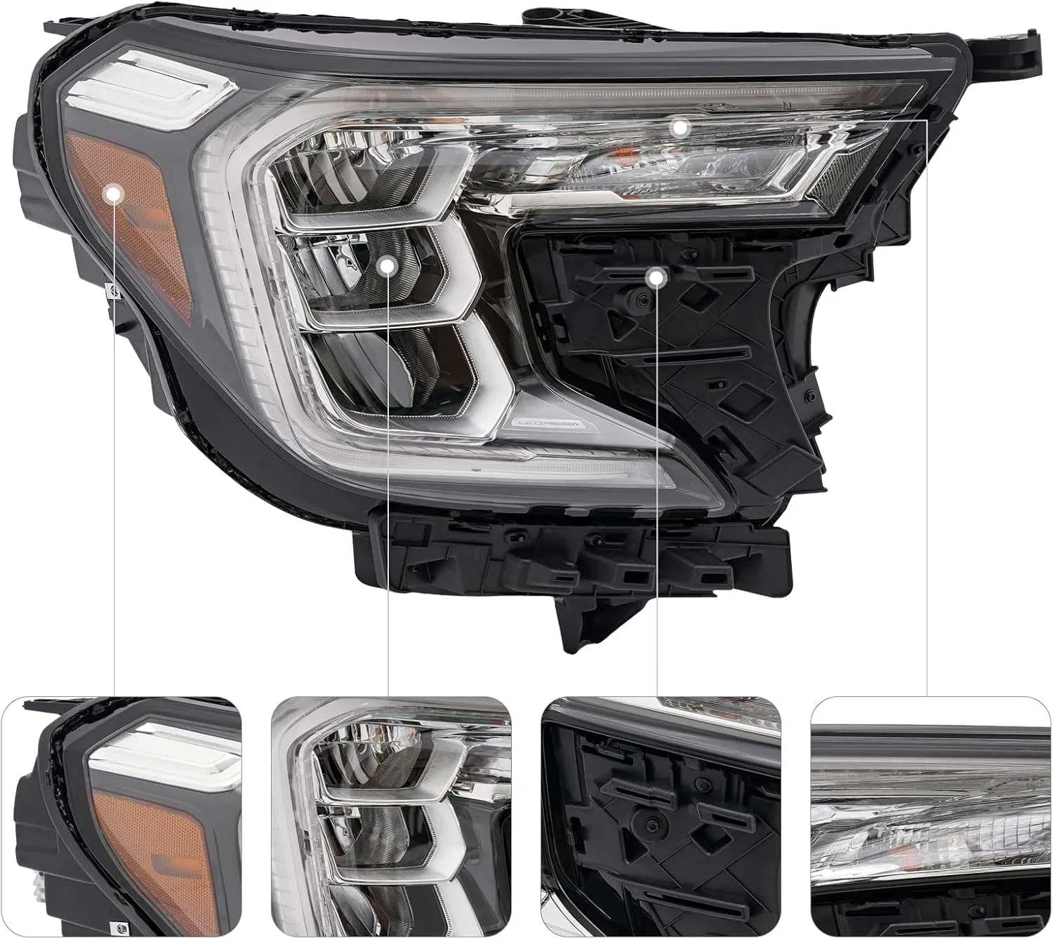 GM 2503524 Headlamp Assembly, Front