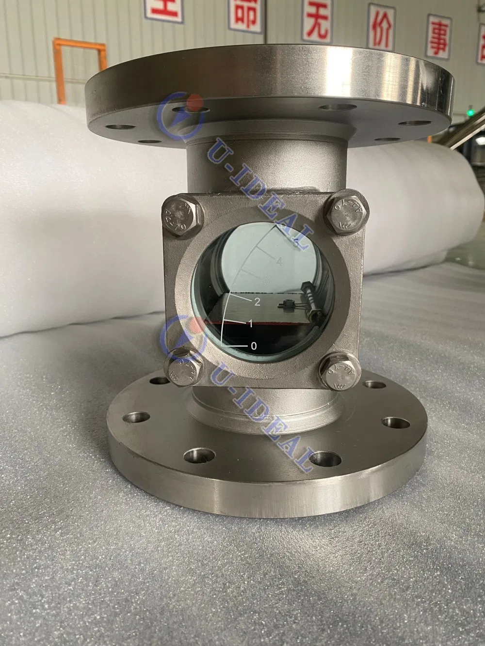 Stainless Steel Industrial Pipeline High Pressure Double Window Flange Sight Glass