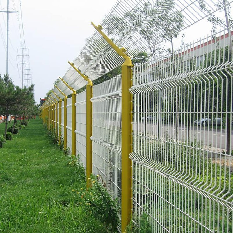 Factory Manufacturer PVC Coated 3D Welded Wire Mesh Fence Panel