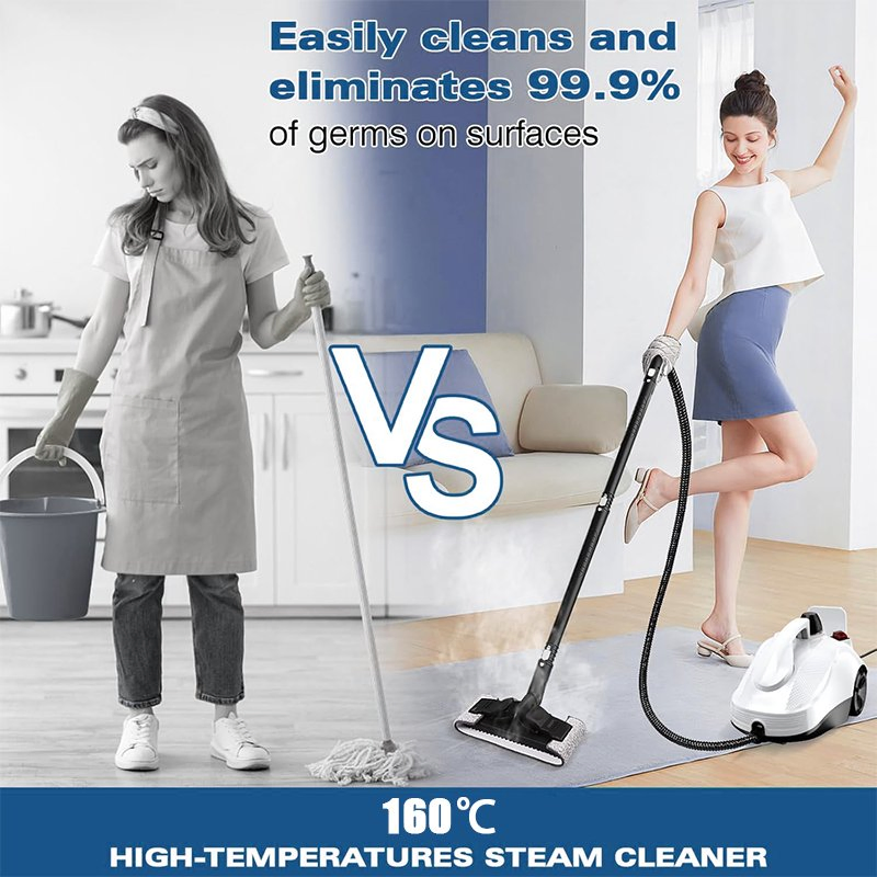 2000W Electric Steam Cleaning Machine Handheld Steam Washing Machine Easily for Air Conditioner/Kitchen Hood
