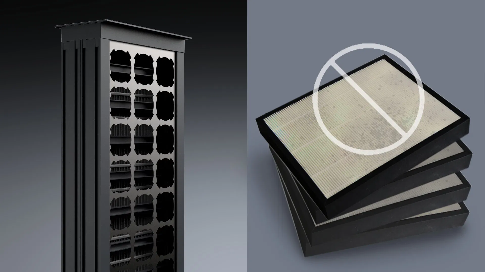 2 in 1 Household Multi-Functional Electrostatic Air Purifier Washable Filter