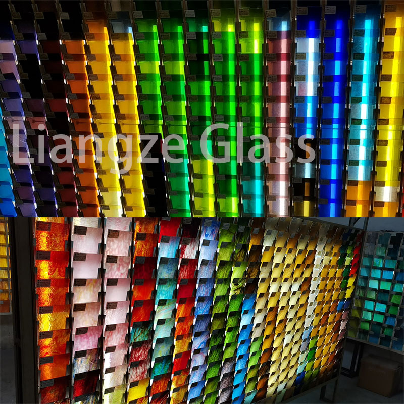 3mm 5mm Tiffany Mosaic Stained Glass Sheet for Decoration