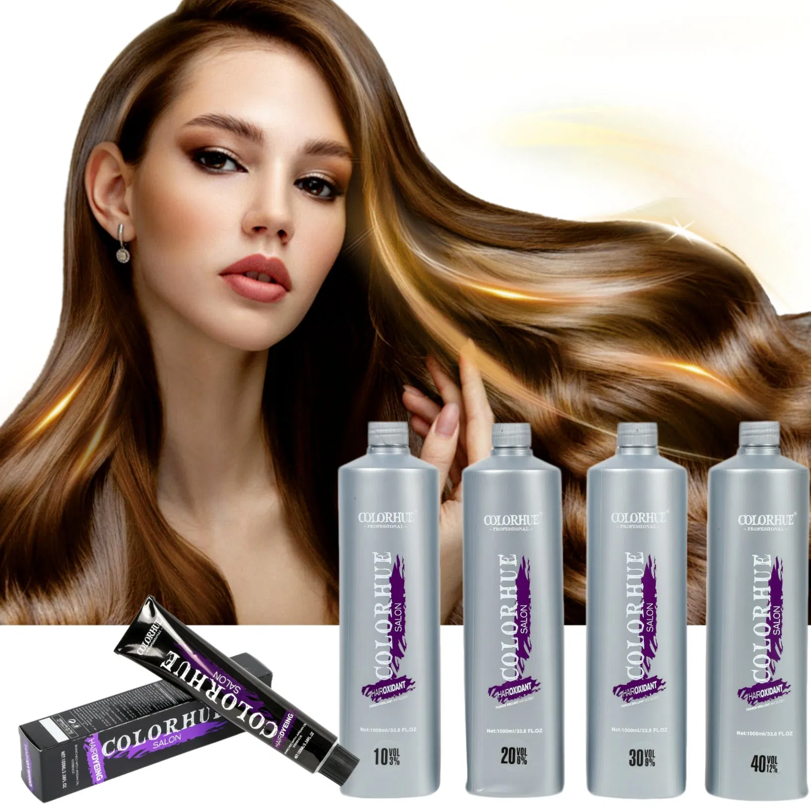 Hot Sell No Irritation Scalp Peroxide Hair Hydrogen Developer Oxidizer Cream for Professional Salon Use with 1000ml