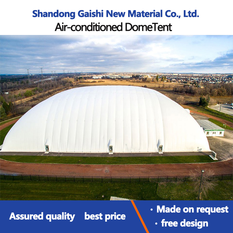 Large PVDF PTFE Profile Air Supported Oval Round Structure Inflatable Dome Sport Tent