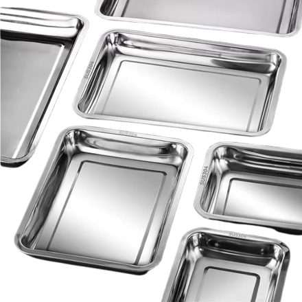 Premium Stainless Steel Dinner Plate - Custom Color Deep Plate Options