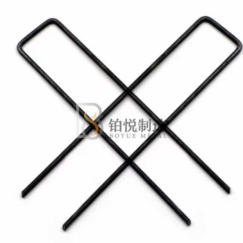 Boyue Garden Staples U-Shaped Landscape Pins for Secure Lawn Fabric Mulches and Plant Protection Factory Price