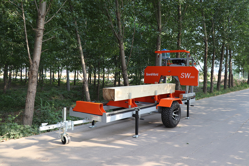 Пилорама ленточная портативная горизонтальная SW 26