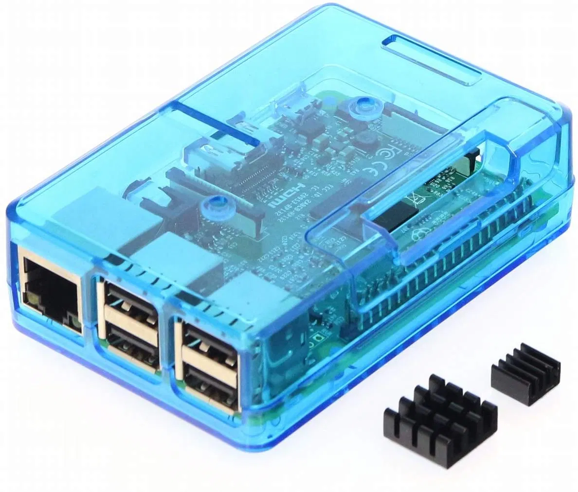 Multi Color Case for Raspberry Pi Brushless Cooling Fan